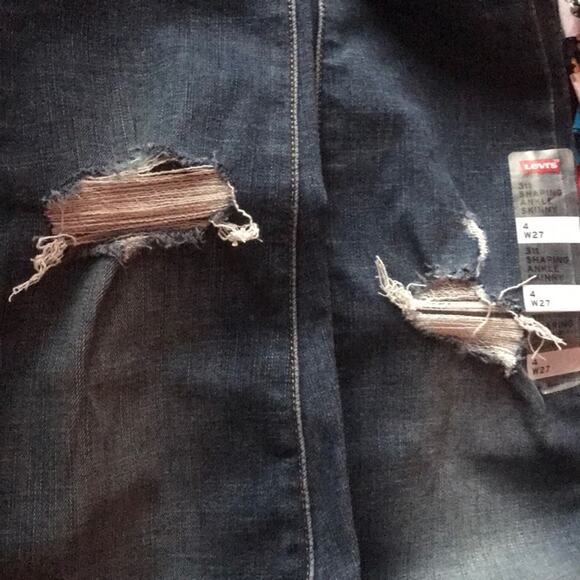 Levi’s Sculpt NEW 311 Shaping Skinny Ankle Jeans Size 27 - Picture 7 of 8